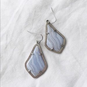 Kendra Scott Alex Silver Drop Earrings